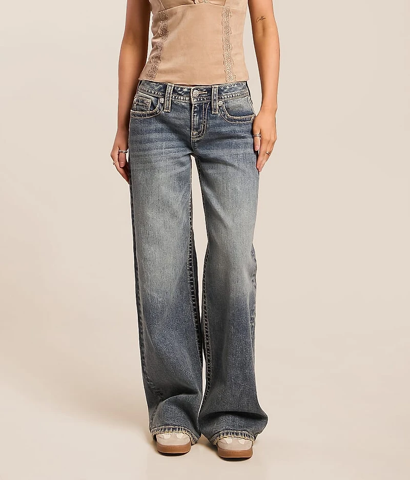Low Rise Wide Leg Stretch Jean