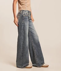 Low Rise Wide Leg Stretch Jean