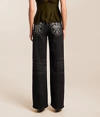 Low Rise Wide Leg Stretch Jean
