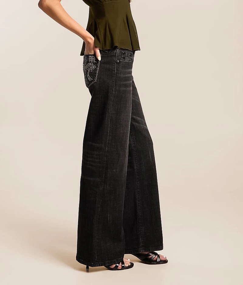 Low Rise Wide Leg Stretch Jean