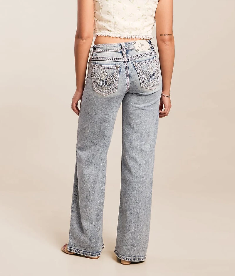 Low Rise Wide Stretch Jean