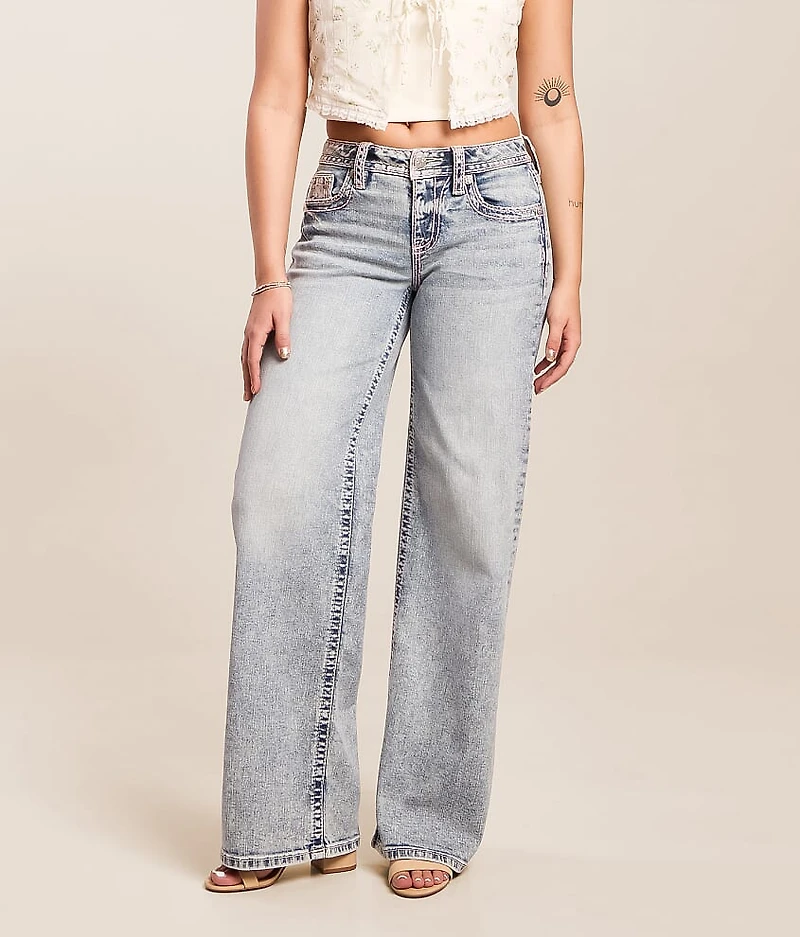 Low Rise Wide Stretch Jean