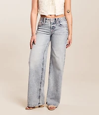 Low Rise Wide Stretch Jean