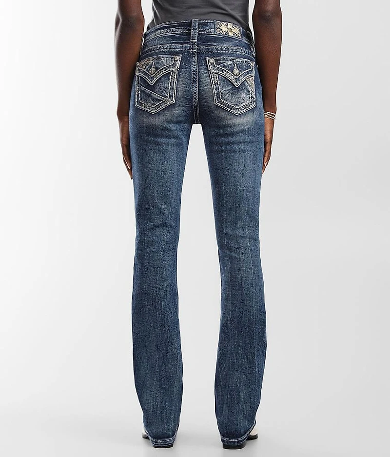 Mid-Rise Boot Stretch Jean