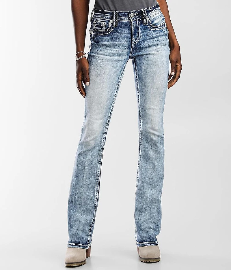 Mid-Rise Boot Stretch Jean