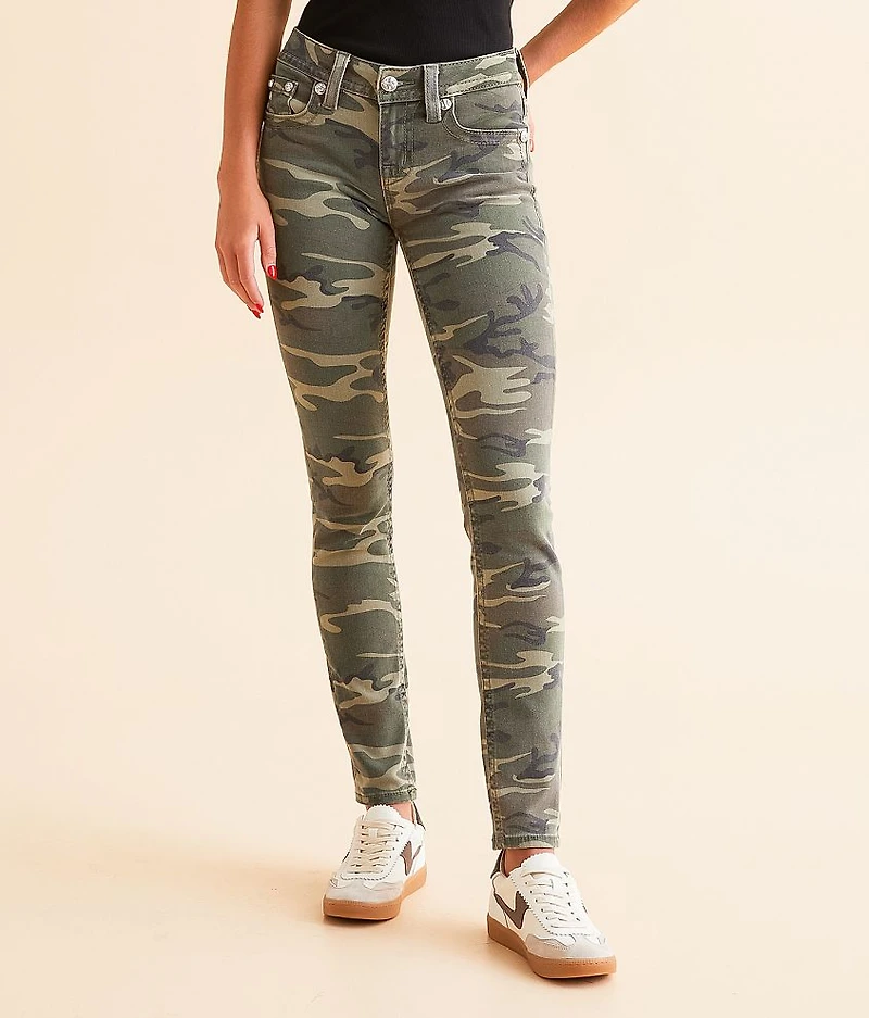 Mid-Rise Skinny Camo Stretch Jean