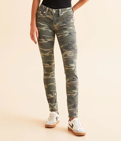 Mid-Rise Skinny Camo Stretch Jean