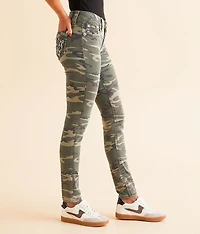 Mid-Rise Skinny Camo Stretch Jean