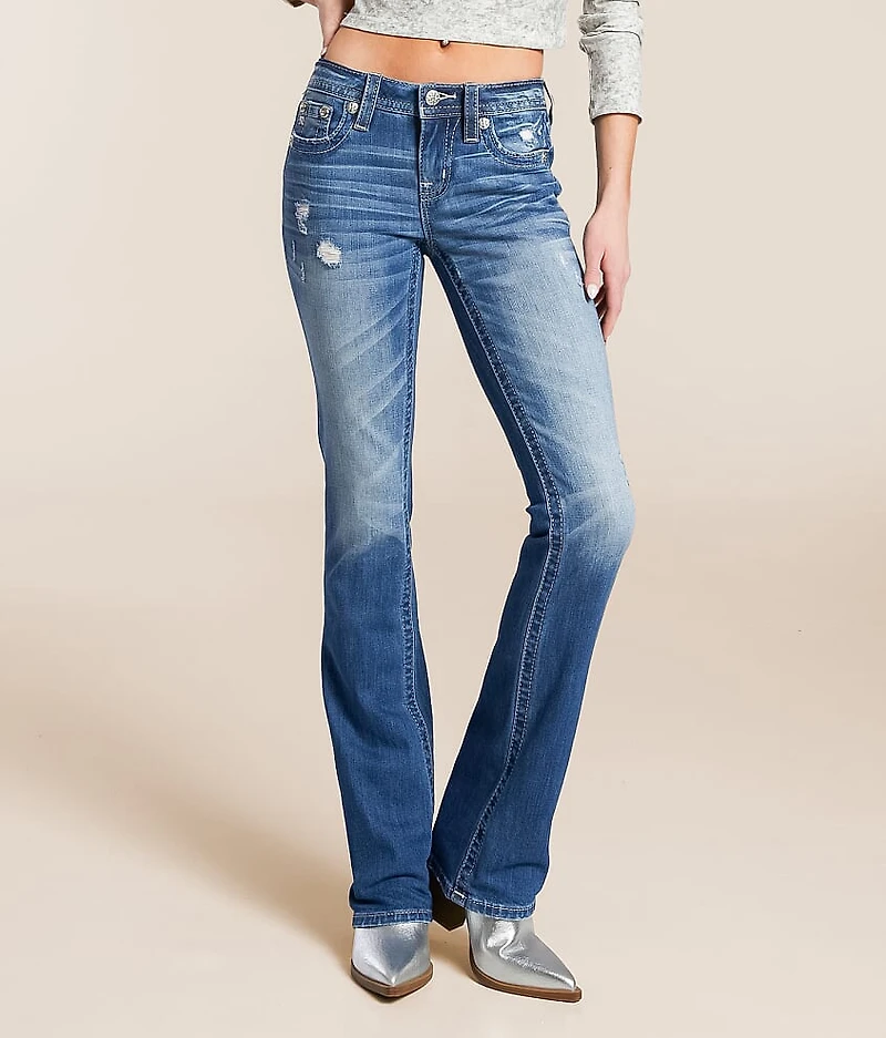 Mid-Rise Boot Stretch Jean