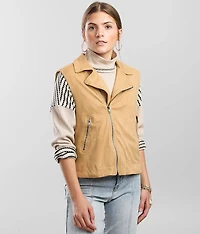 Asymmetrical Fringe Vest