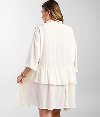 Ruffle Tiered Kimono
