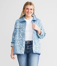 Sequin Denim Shacket