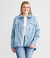 Sequin Denim Shacket