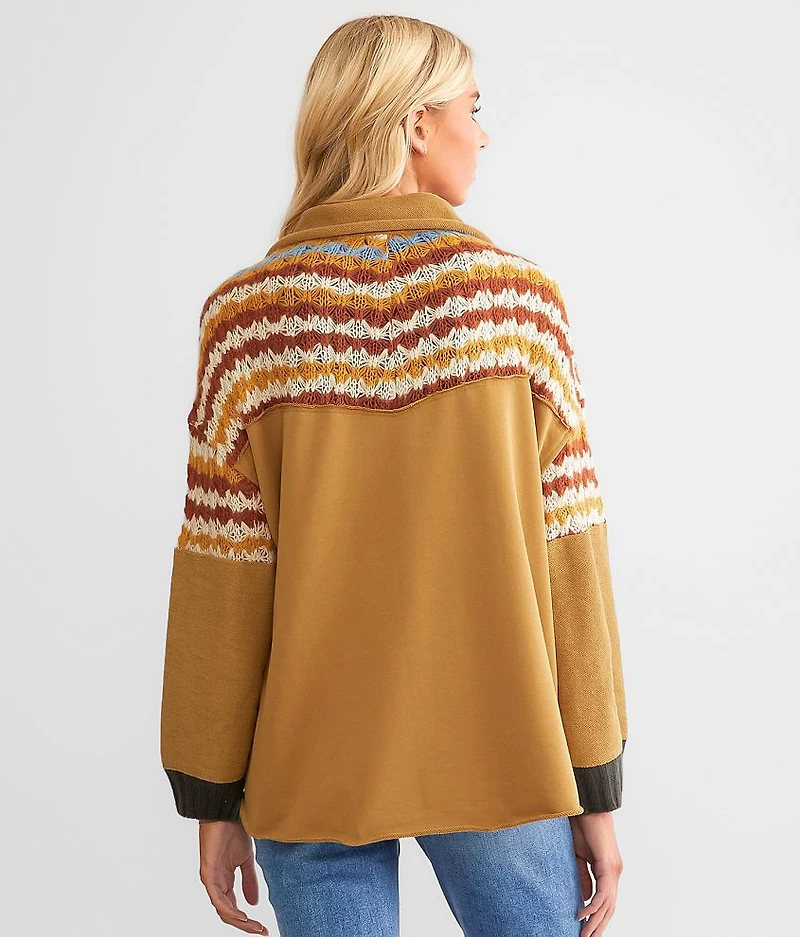 Pieced Crochet Jacket