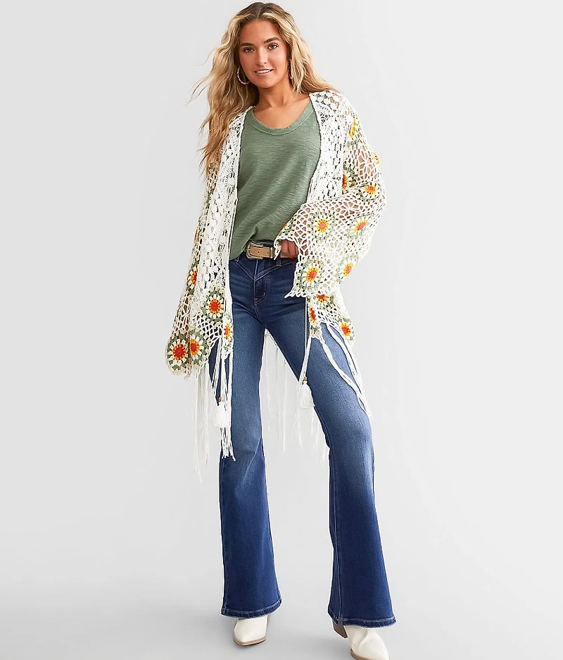 Crochet Fringe Cardigan