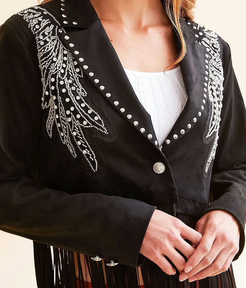 Fringe Glitz Blazer