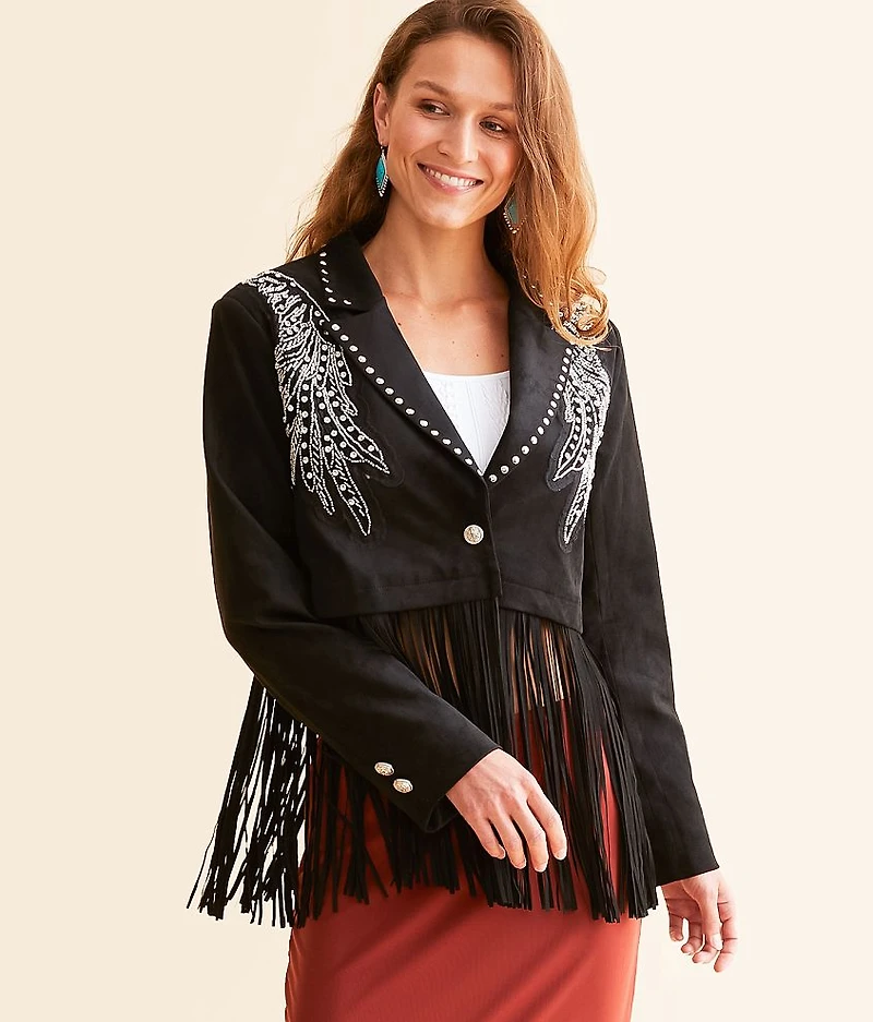 Fringe Glitz Blazer