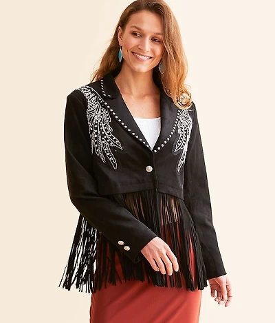 Fringe Glitz Blazer