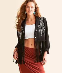 Fringe Glitz Blazer