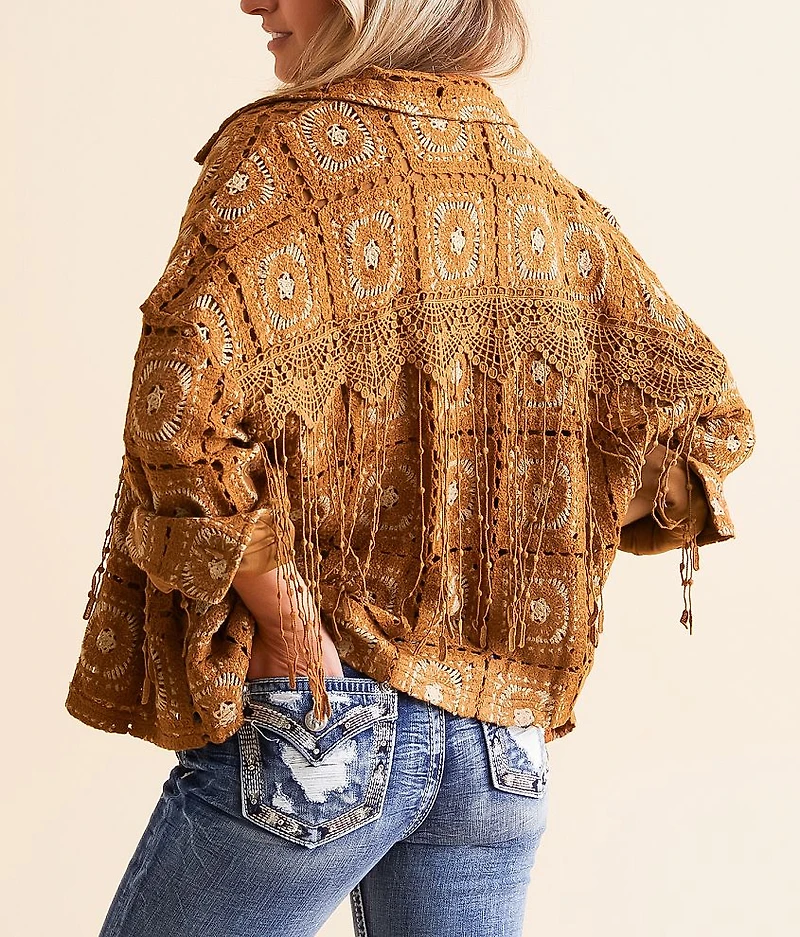 Crochet Fringe Jacket