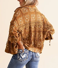 Crochet Fringe Jacket