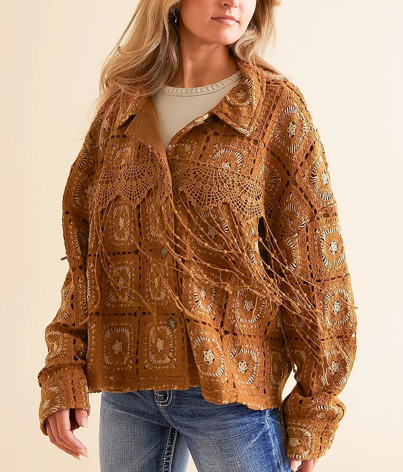 Crochet Fringe Jacket