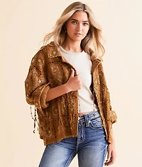 Crochet Fringe Jacket