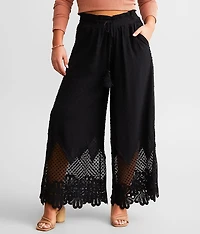 Miss Me Swiss Dot Wide Leg Pant