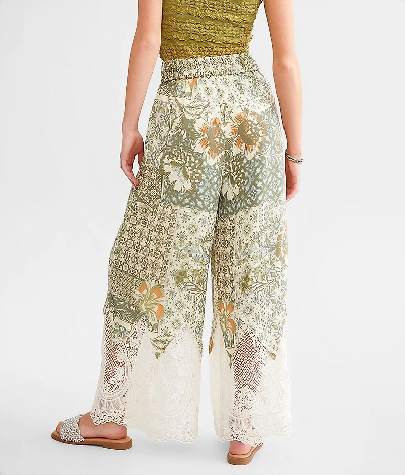 Floral Crochet Beach Pant