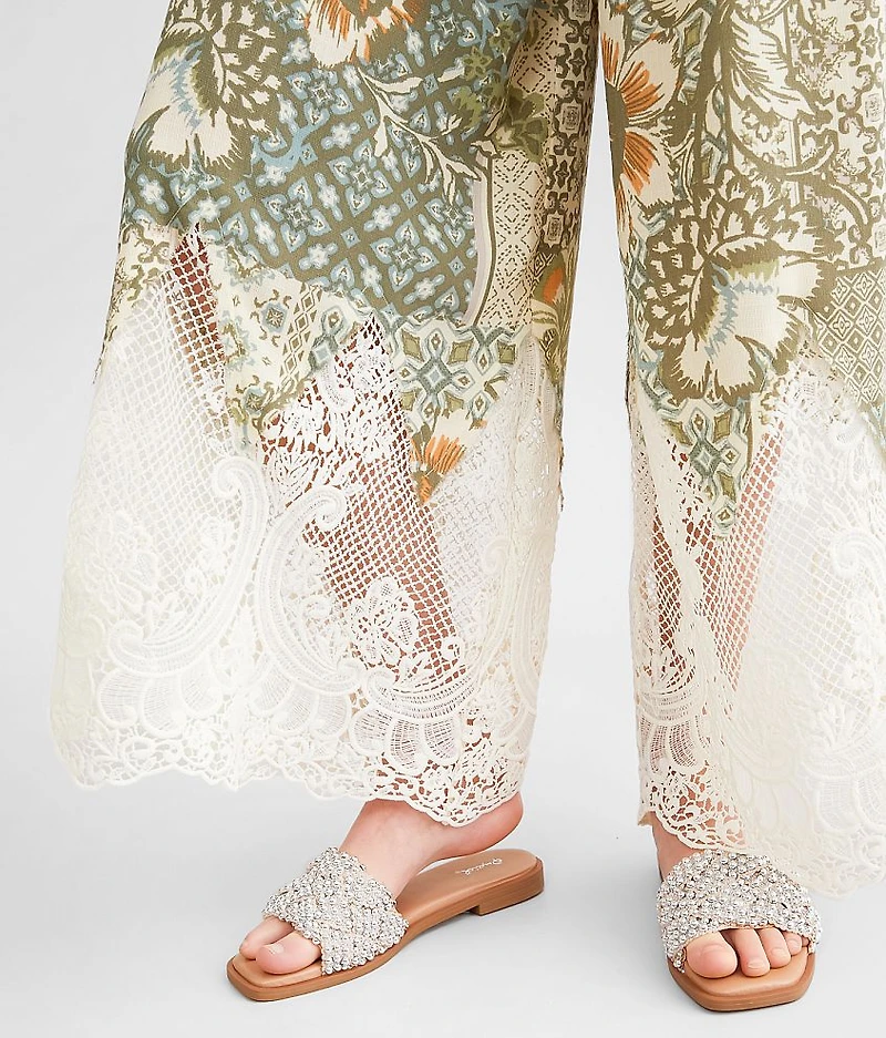 Floral Crochet Beach Pant