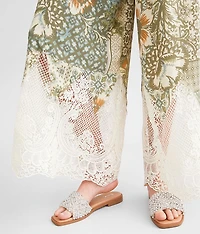 Floral Crochet Beach Pant