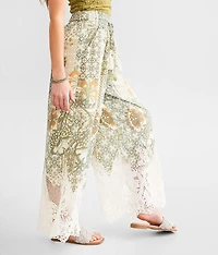 Floral Crochet Beach Pant