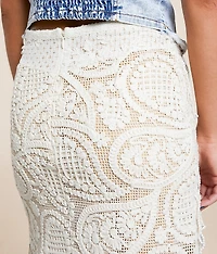 Crochet Asymmetrical Skirt