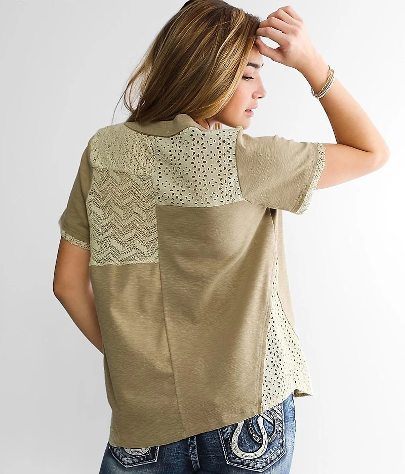 Pieced Crochet Top