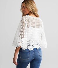Crochet Lace Cropped Top