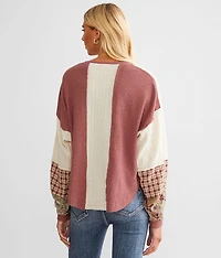Plaid Patchwork Top