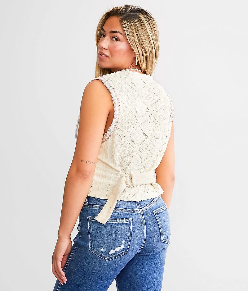 Pieced Crochet Vest