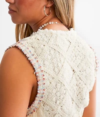 Pieced Crochet Vest