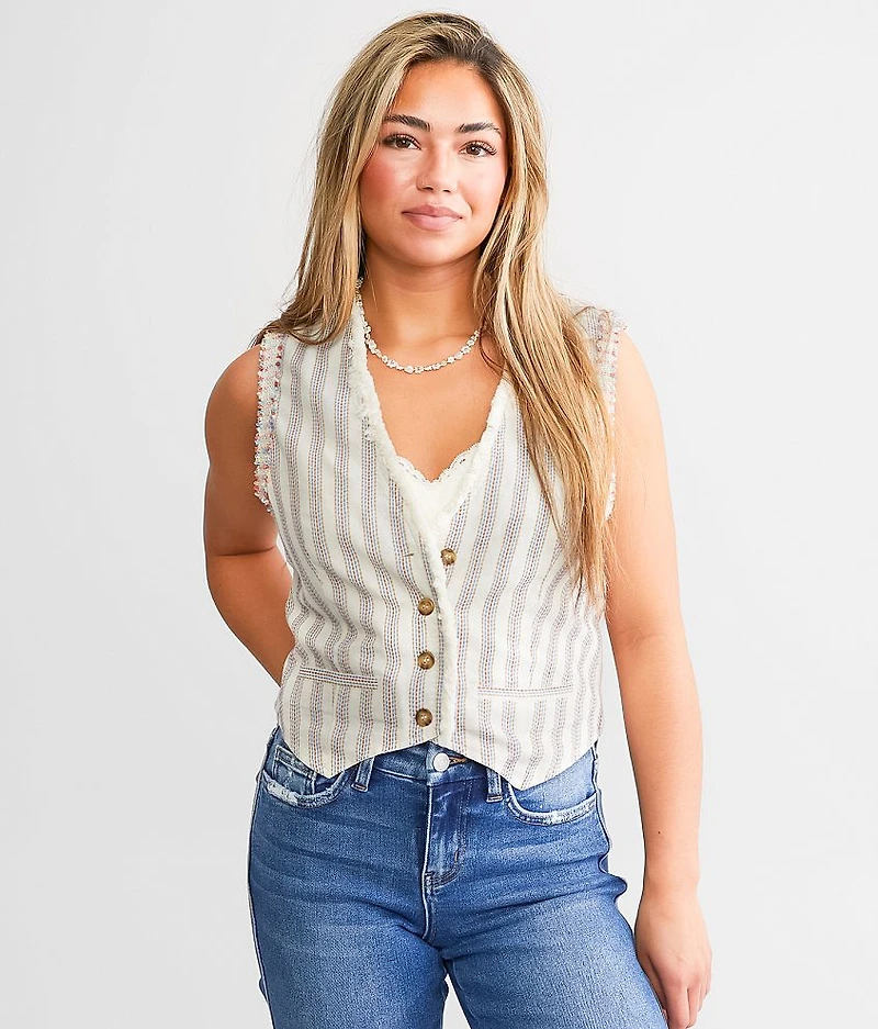 Pieced Crochet Vest