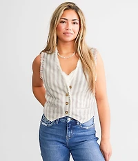 Pieced Crochet Vest