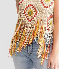 Crochet Fringe Tank Top