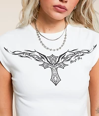 Cross Baby Cropped T-Shirt