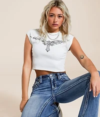 Cross Baby Cropped T-Shirt