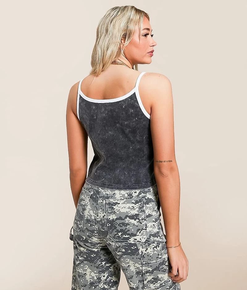 Fluer De Lis Cropped Tank Top