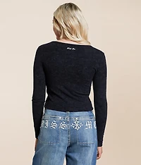 Label Washed Top