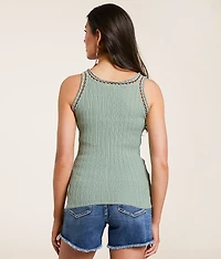 Crochet Sweater Tank Top