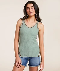 Crochet Sweater Tank Top