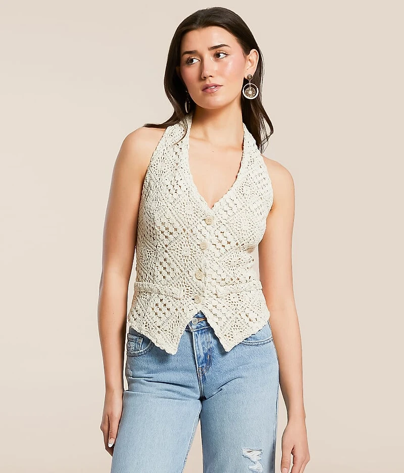 Crochet Halter Vest