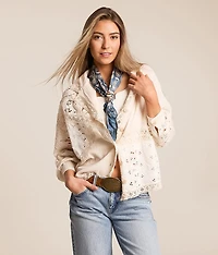 Pieced Crochet Shirt