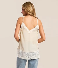 Textured Chiffon Tank Top